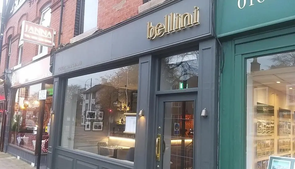 Bellini's Italian restaurant in Cheadle.